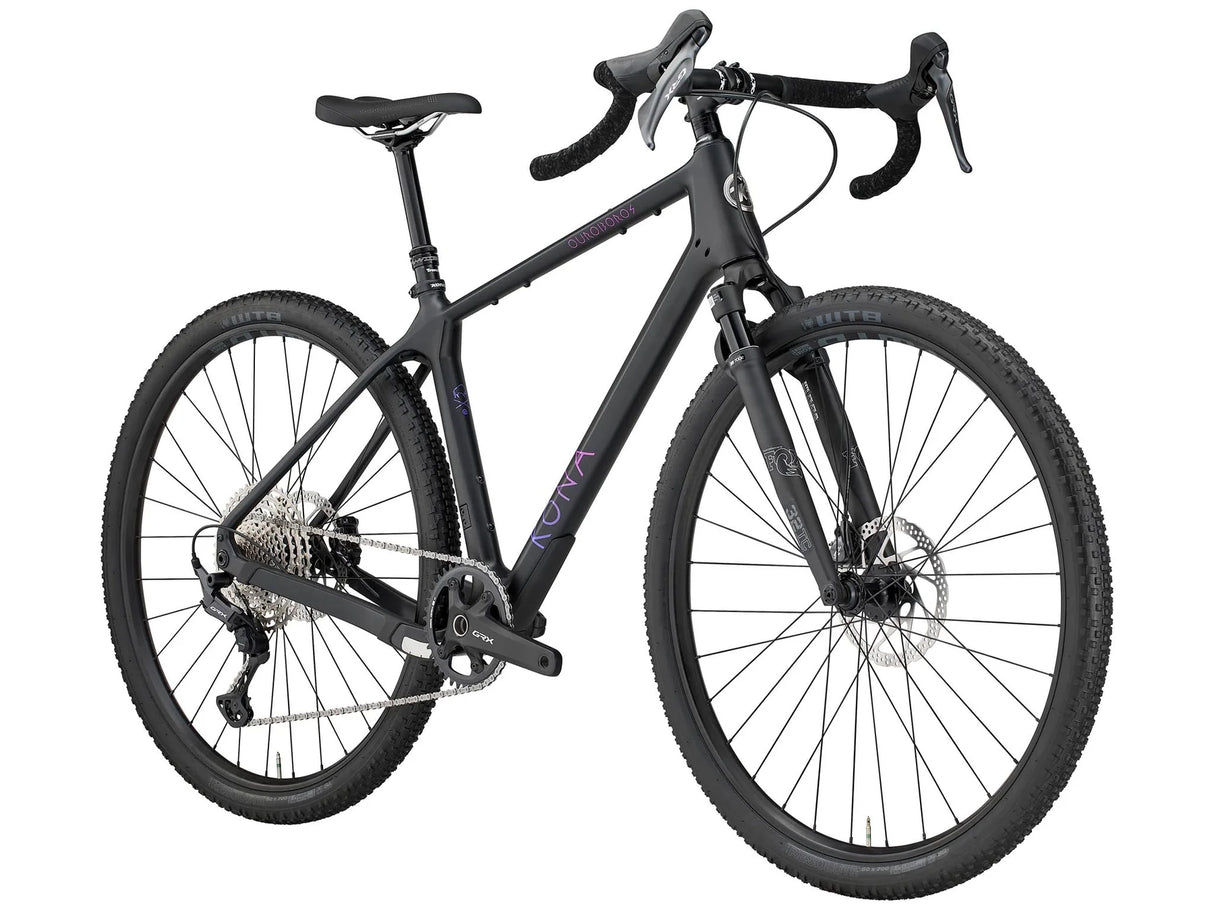 Gravelcykel KONA Ouroboros CR, Matt kolfiber