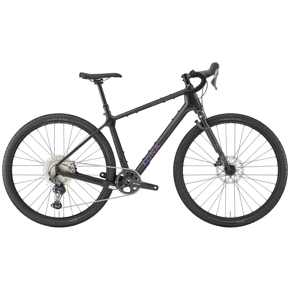 Gravelcykel KONA Ouroboros CR, Matt kolfiber