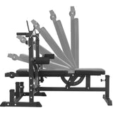 Multigym TRIGRIP 100kg - Viktpaket, Lats, Gymgolv