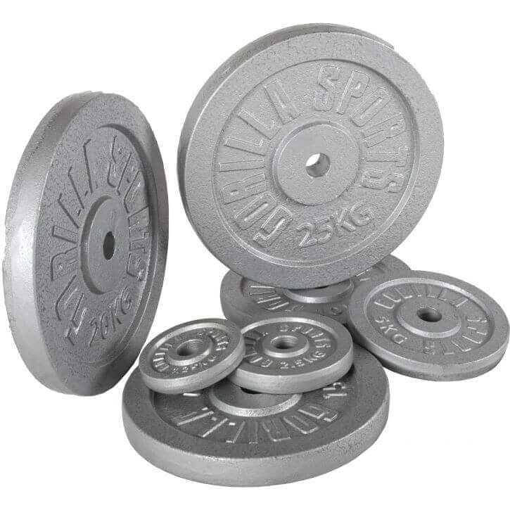 Viktskivor IRON Silver 31mm 0,5kg-30kg