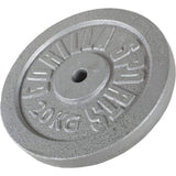 Viktskivor IRON Silver 31mm 0,5kg-30kg