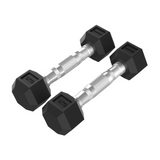 Hantlar TUNTURI Platinum Hex Rubber Dumbbell, 2x 2kg