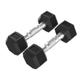 Hantlar TUNTURI Platinum Hex Rubber Dumbbell, 2x 2kg