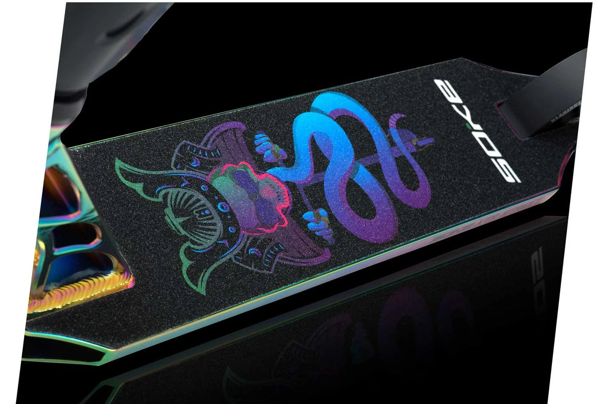 Tricksparkcykel SOKE XTR, rainbow
