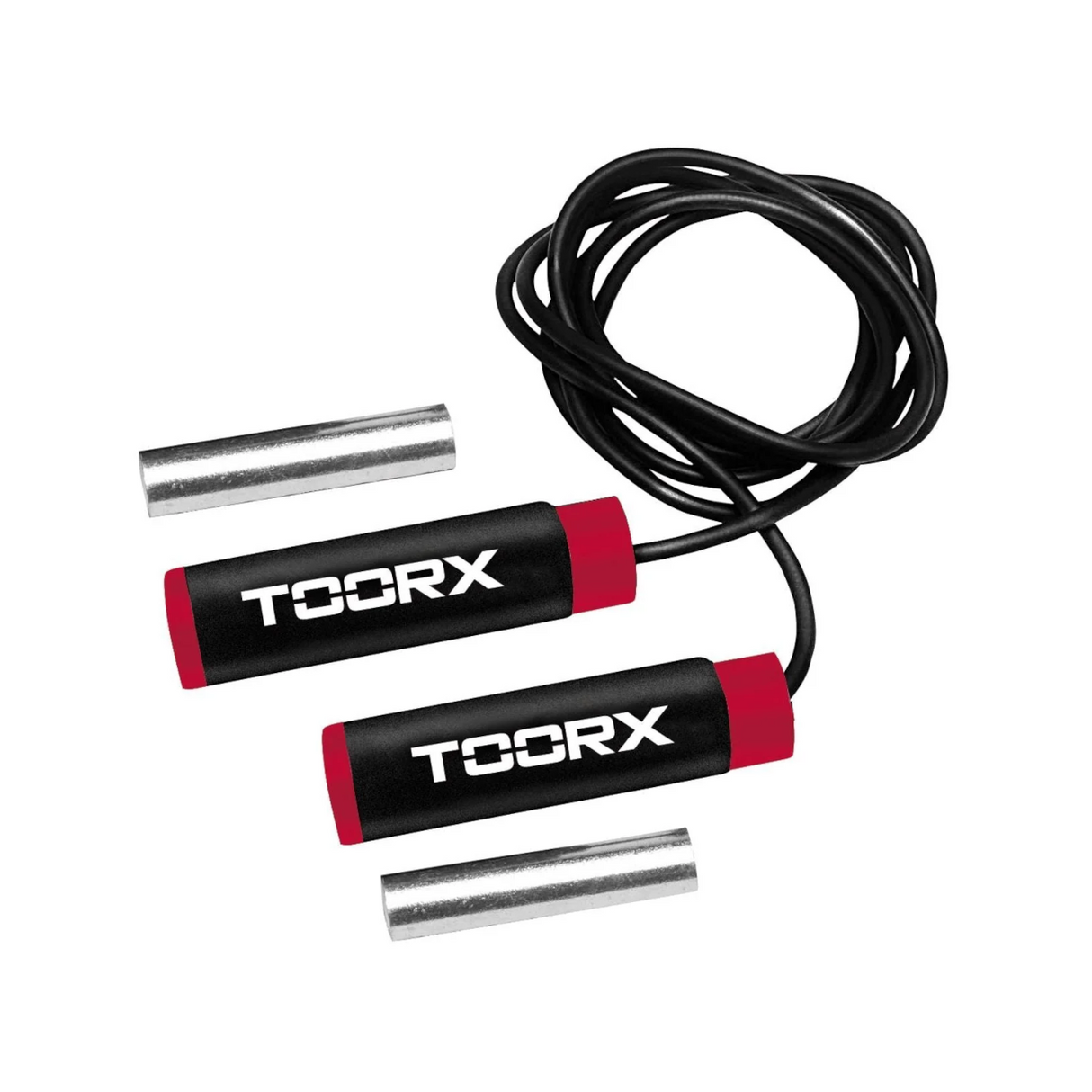 Hopprep TOORX PVC Jump Rope, svart-röd