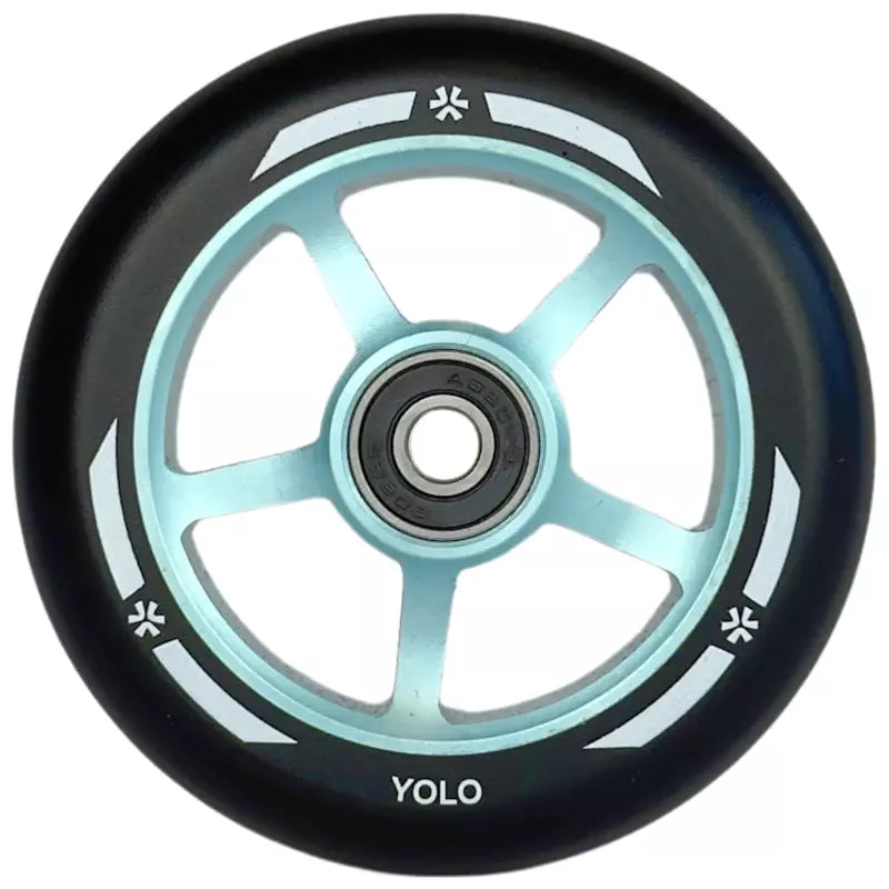 Scooterhjul Union Yolo Pro Scooterhjul 100mm Svart/Blå