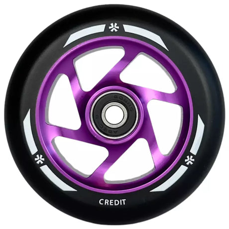 Scooterhjul Union Credit V2 Pro Scooterhjul 100mm Lila/Svart