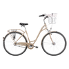 Cykel ROMET Art Deco Classic, med korg fram, beige