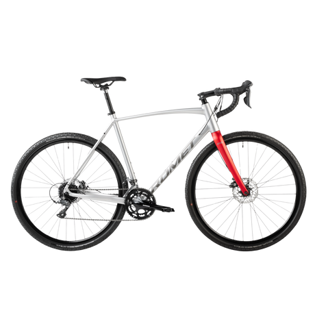 Gravelbike ROMET Aspre 1, silver-red