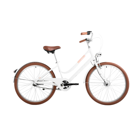Flickcykel ROMET Panda 2, 24" vit-beige
