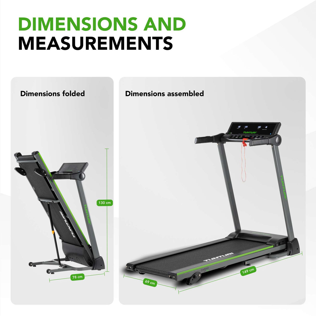Treadmill TUNTURI Cardio Fit T25