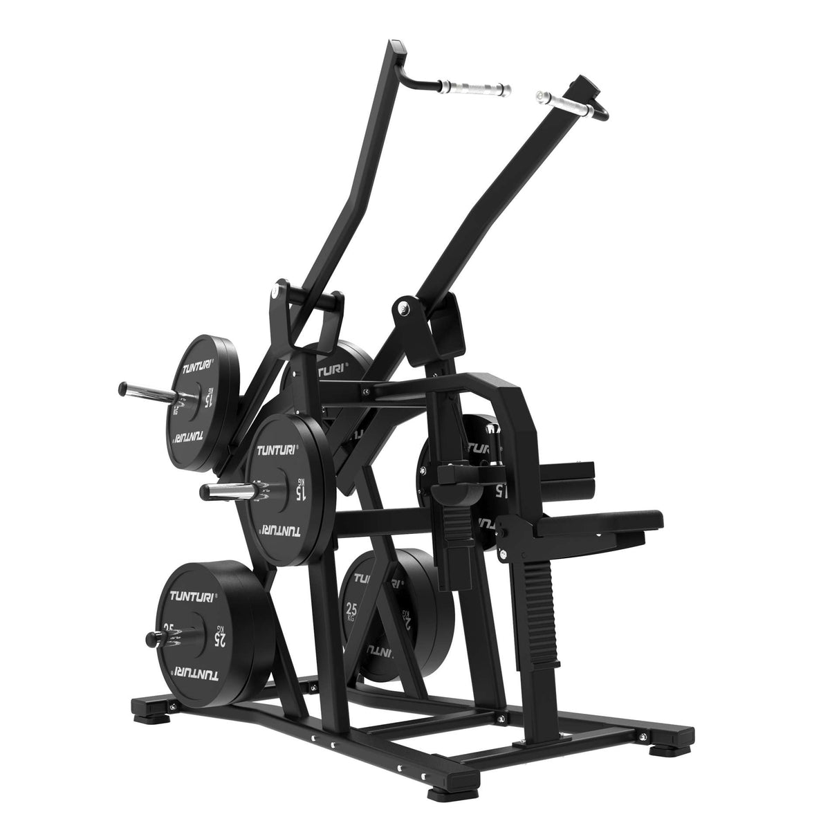 TUNTURI Platinum - Bred Latsdrag Styrketräningsstation - Platladdad - V-Series