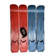 Skidor UNIPLAST Junior, med bindningar för barn, 56 cm, mix