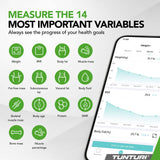 TUNTURI SC30 Smartvåg med app, svart