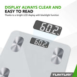 Våg TUNTURI SC30 Smart Scale med app, vit