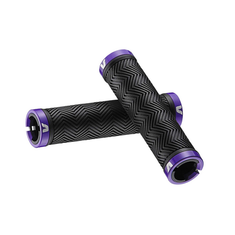 Grips LIV Sole-O Double Lock-On, Svart/Lila