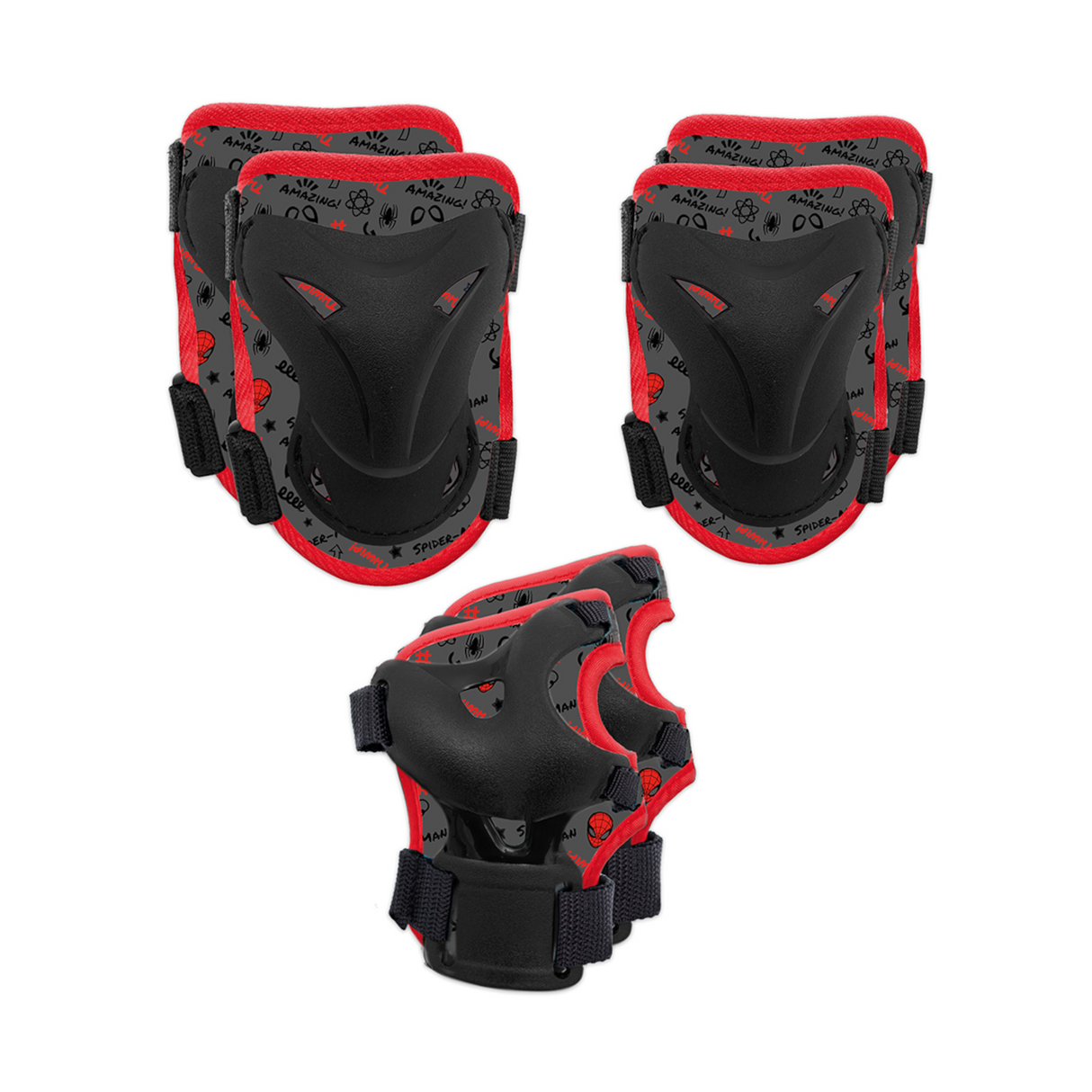 Spiderman fuses, red-black