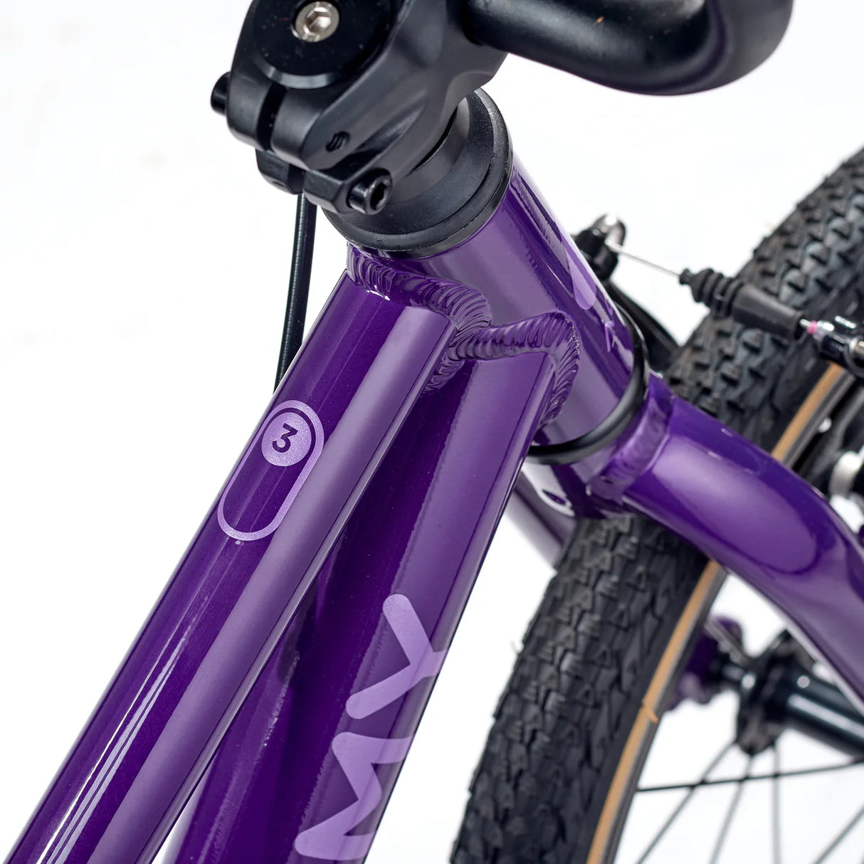 Ultralätt barncykel ACADEMY Grade 3, 16" Lila