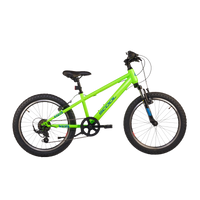 Barncykel S'COOL Xroc, 20" Neon Grön/Ocean