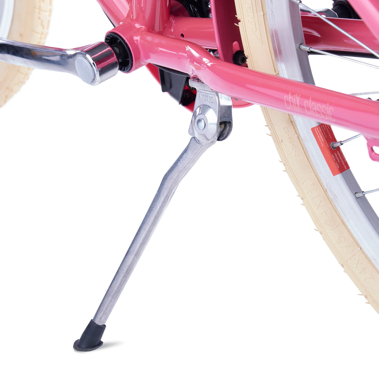 Barncykel S'COOL chiX Classic, 24" Berry/Beige