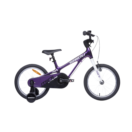 Ultralätt barncykel TABOU Mini Lite MG, 14" lila-vit