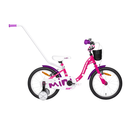 Barncykel TABOU Mini ST, 16" rosa-vit