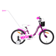 Barncykel TABOU Miss AL, 16" lila-vit