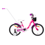 Barncykel TABOU Miss AL, 12" rosa-vit