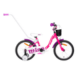 Barncykel TABOU Miss AL, 16" rosa-vit