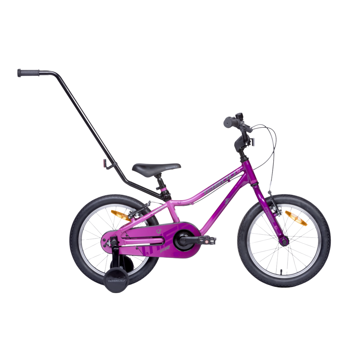 Barncykel TABOU Miss FR, 12" rosa-lila