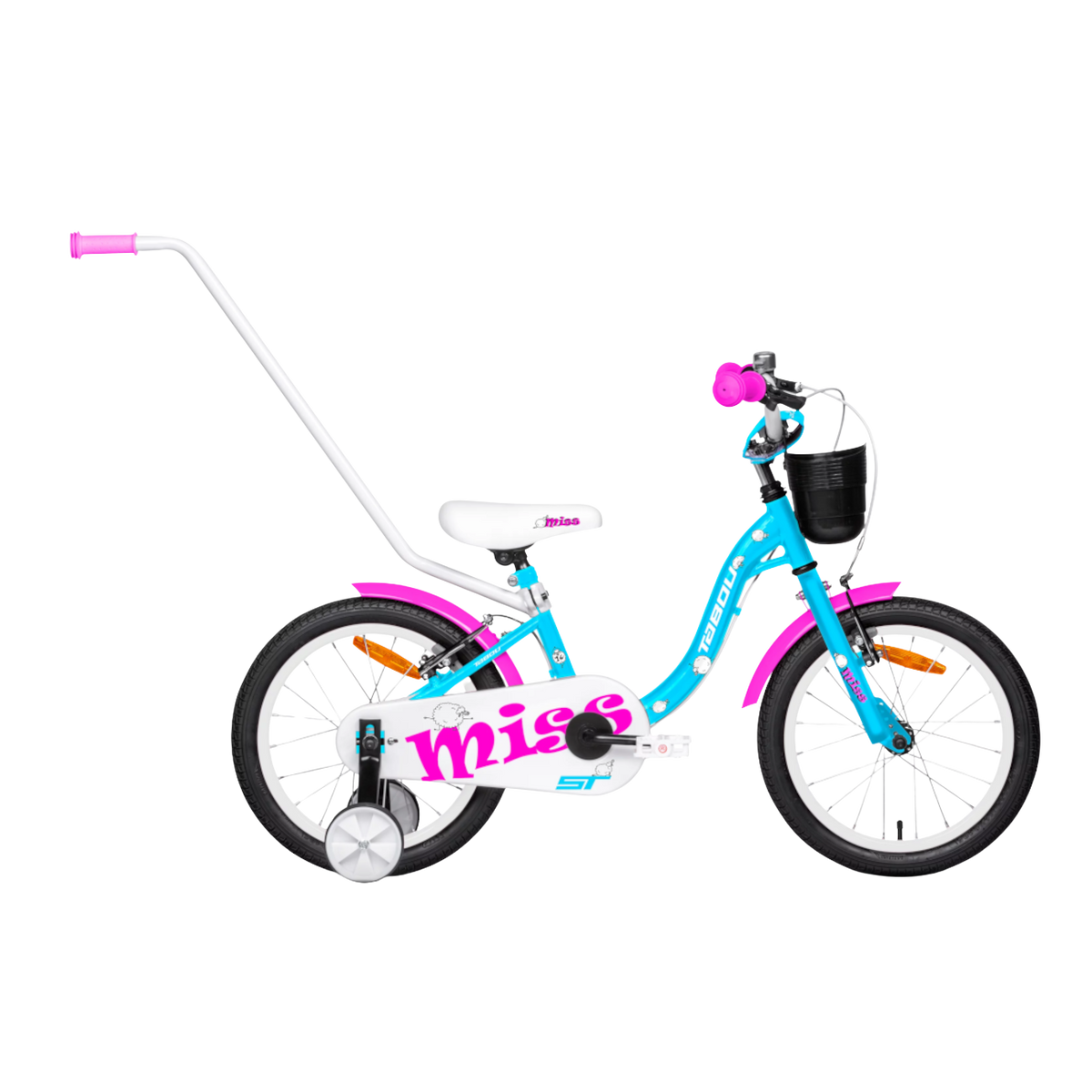 Barncykel TABOU Miss ST, 14" blå-vit