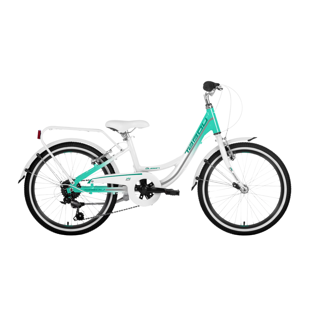 Barncykel TABOU Queen 20, vit-mint