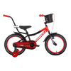 Barncykel TABOU Rocket Alu, 16" svart-röd