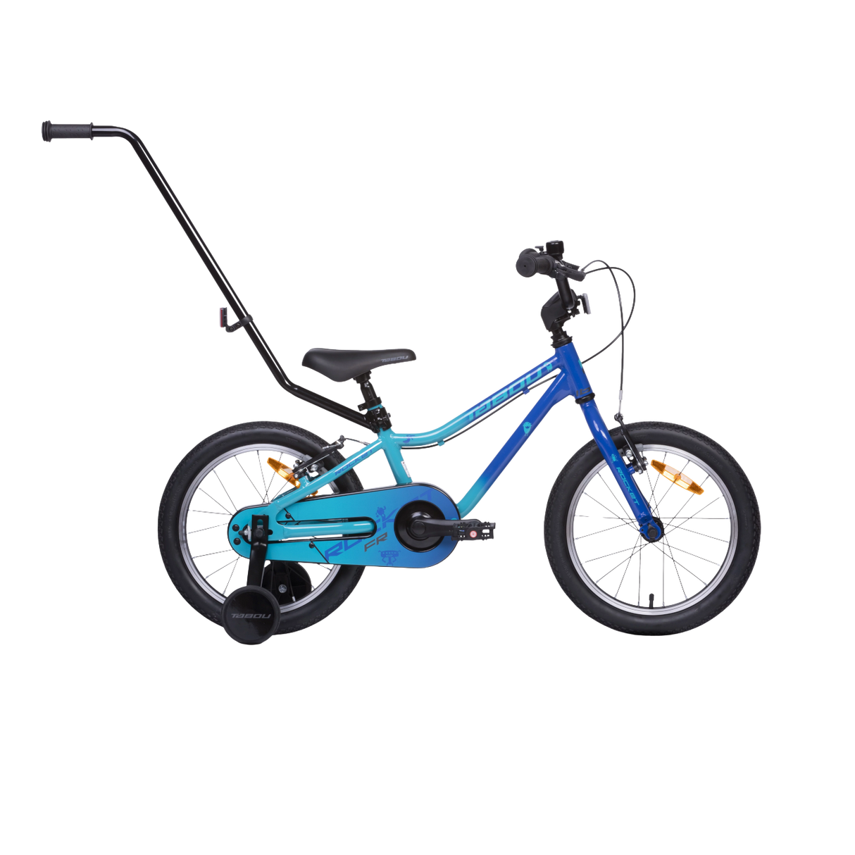Barncykel TABOU Rocket FR, 18" blå-turkos