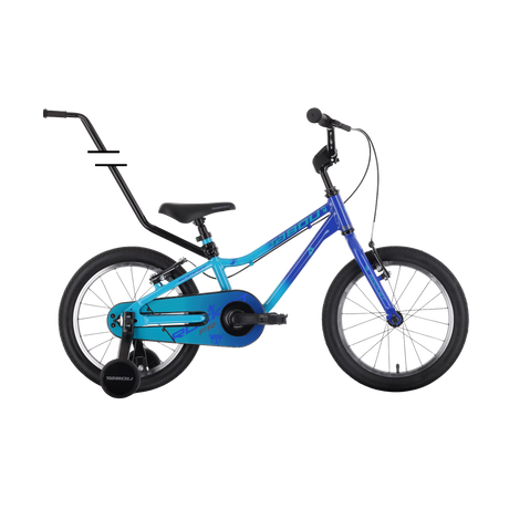 Barncykel TABOU Rocket FR, 16" blå-turkos