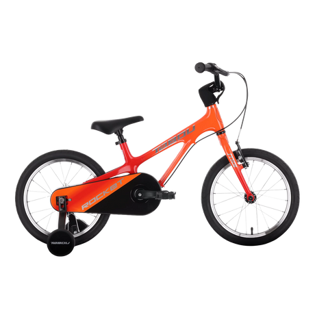 Ultralätt barncykel TABOU Rocket MG, 16" röd-orange