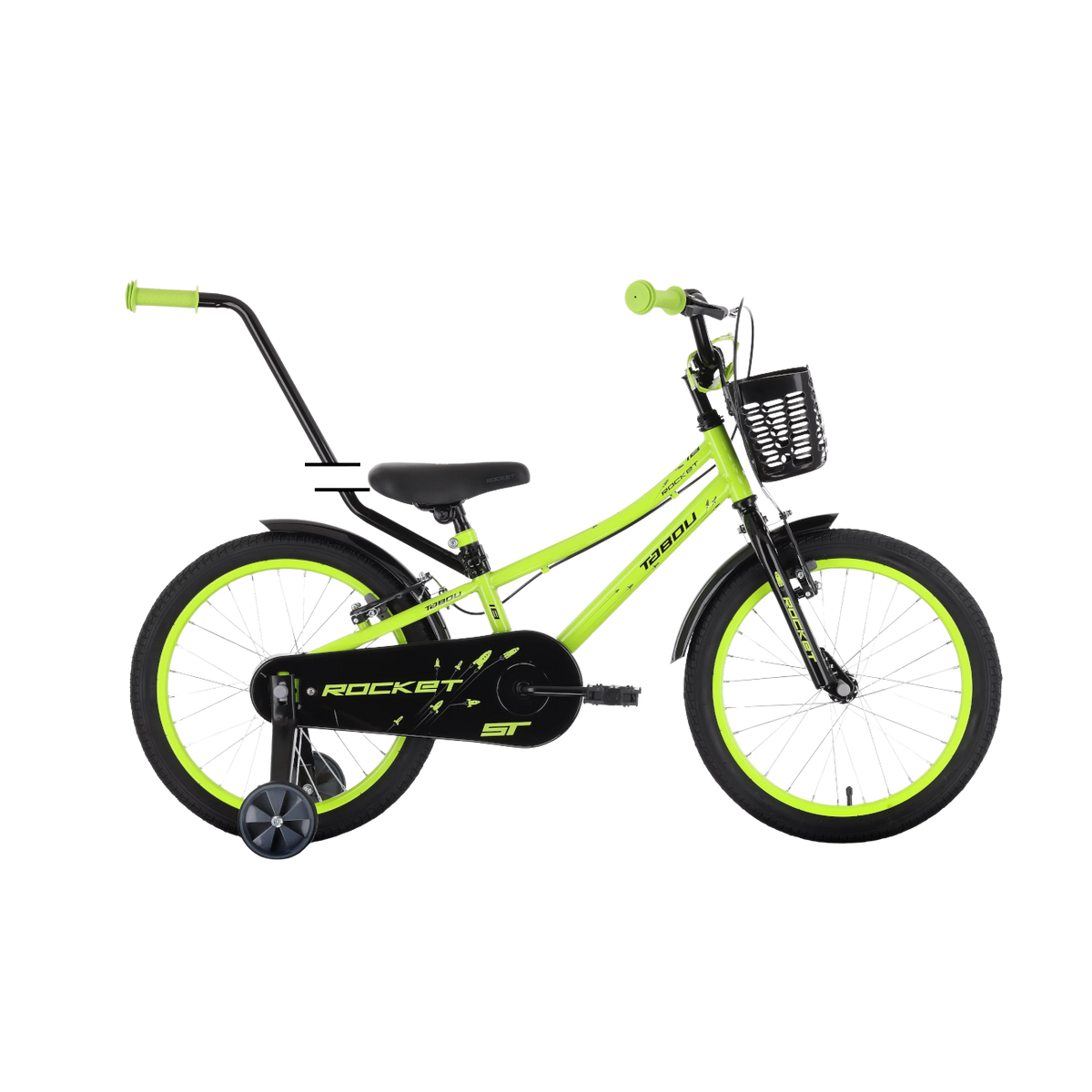 Barncykel TABOU Rocket ST, 20" grön-grå