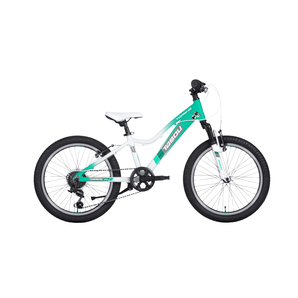 Barncykel TABOU Topshe 20, mint-vit