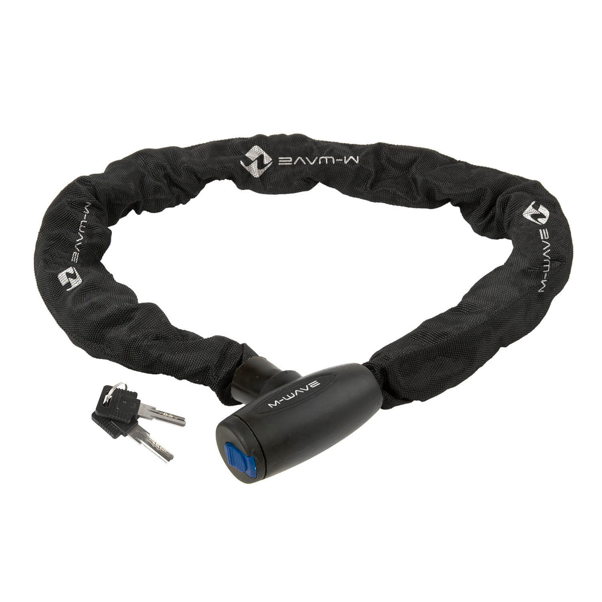 Cykellås med kedja och M-Wave C10.11-nyckel