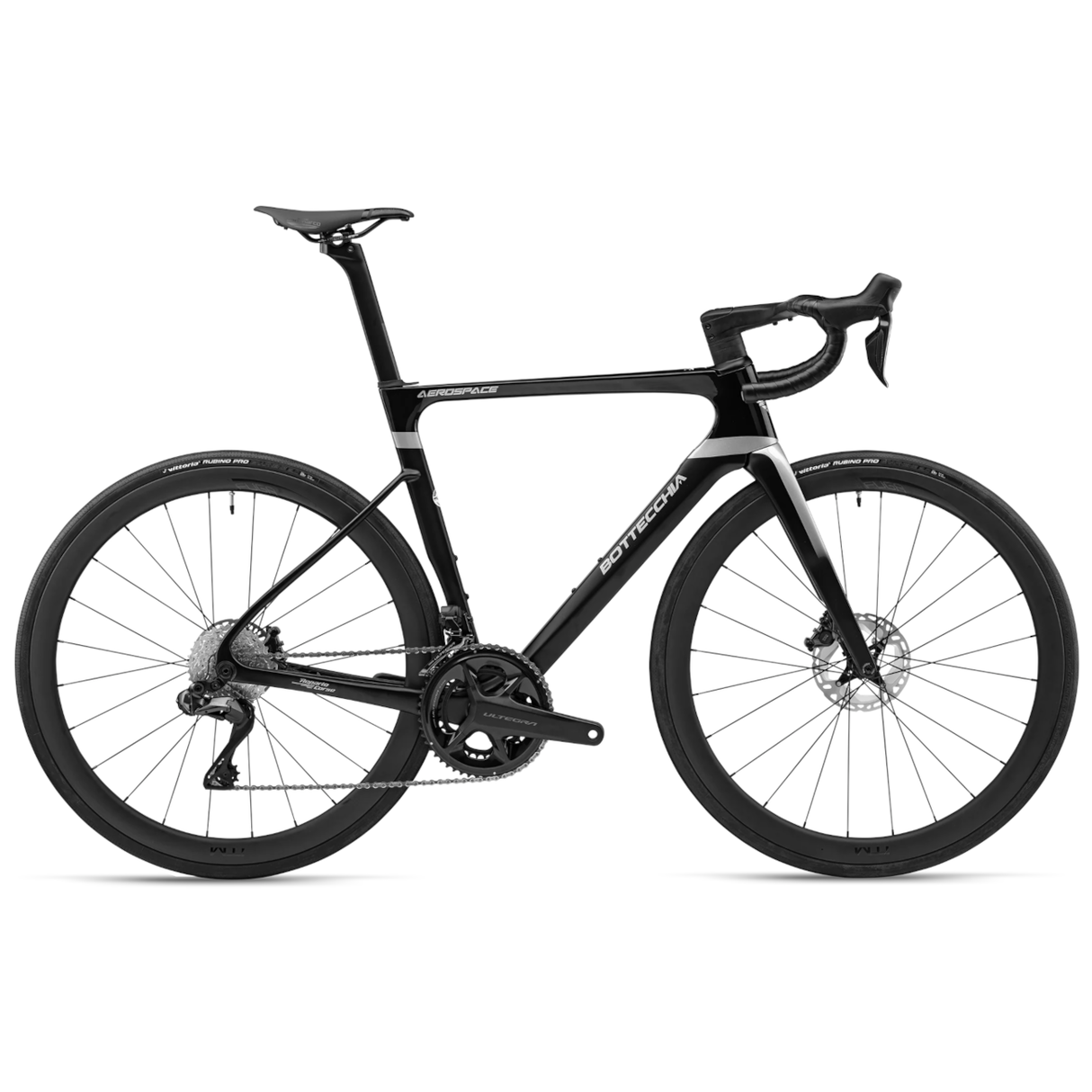 Road bike BOTTECCHIA Aerospace - Shimano 105 Di2 24s - B1 Matt and Glossy Black