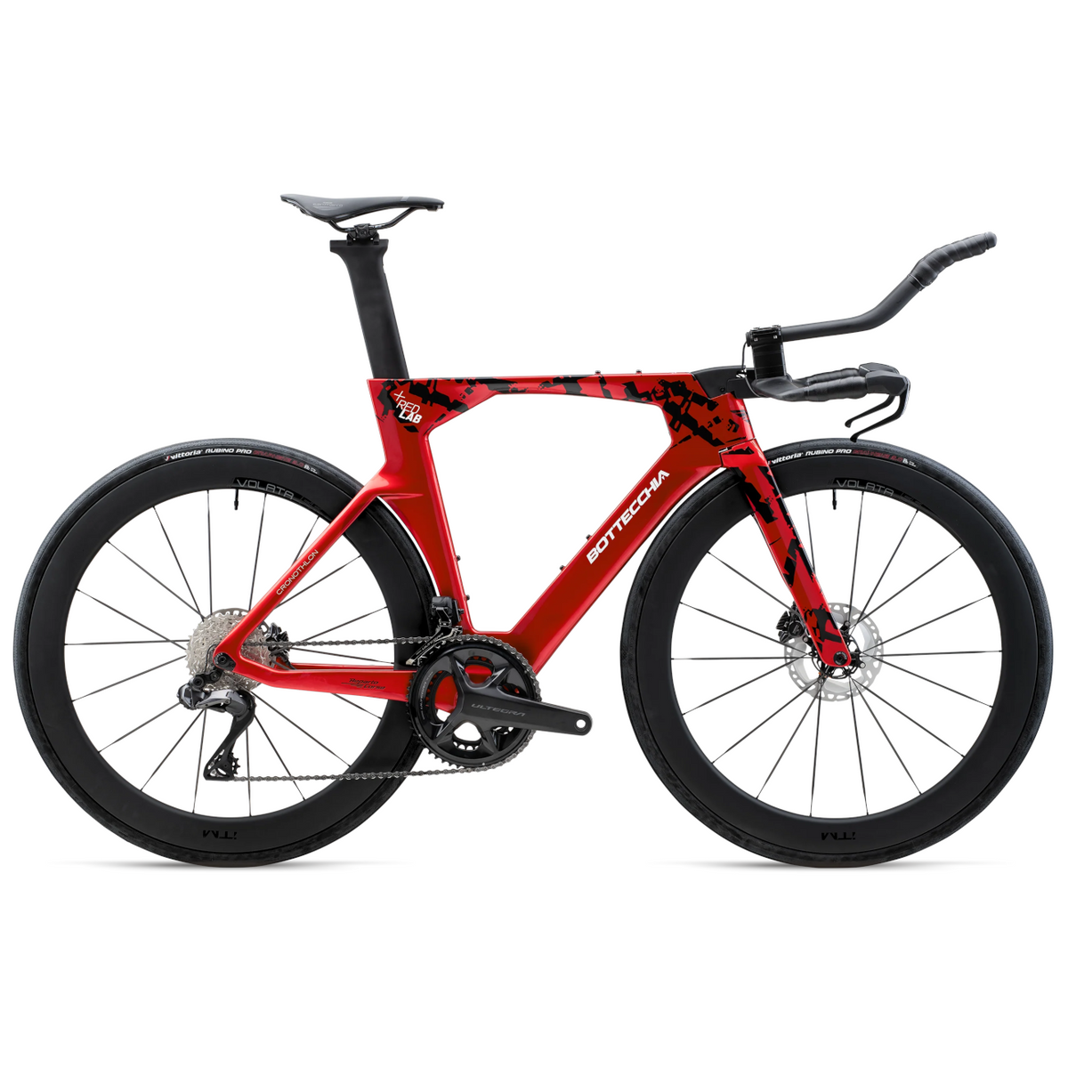 Road bike BOTTECCHIA Cronothlon, 81 Black Red