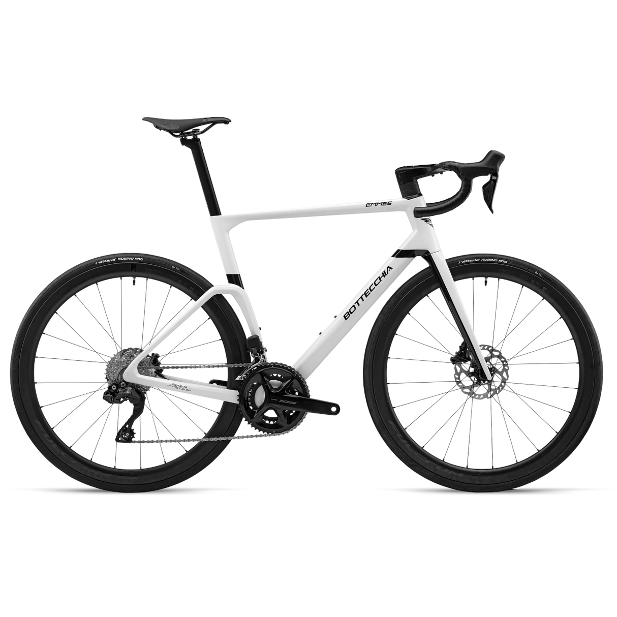 Road Bike BOTTECCHIA Emme 5 - Shimano 105 Di2 24s - D5 Glossy White