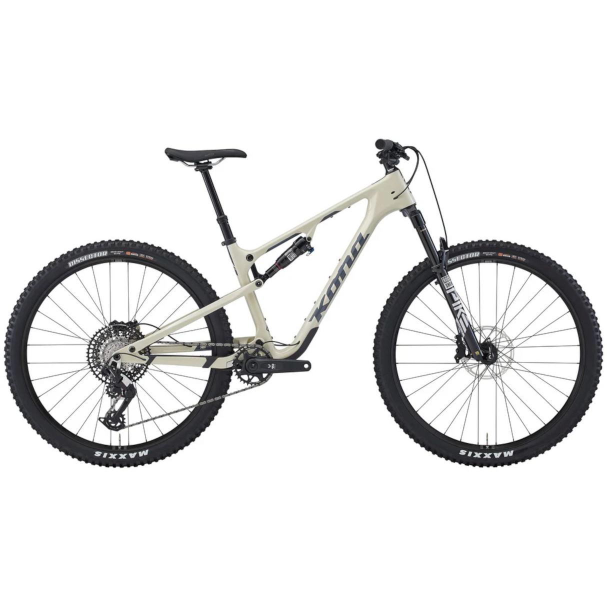 Mountain bike KONA Hei Hei CR (2025) Gloss Bone (Metallic Grey)
