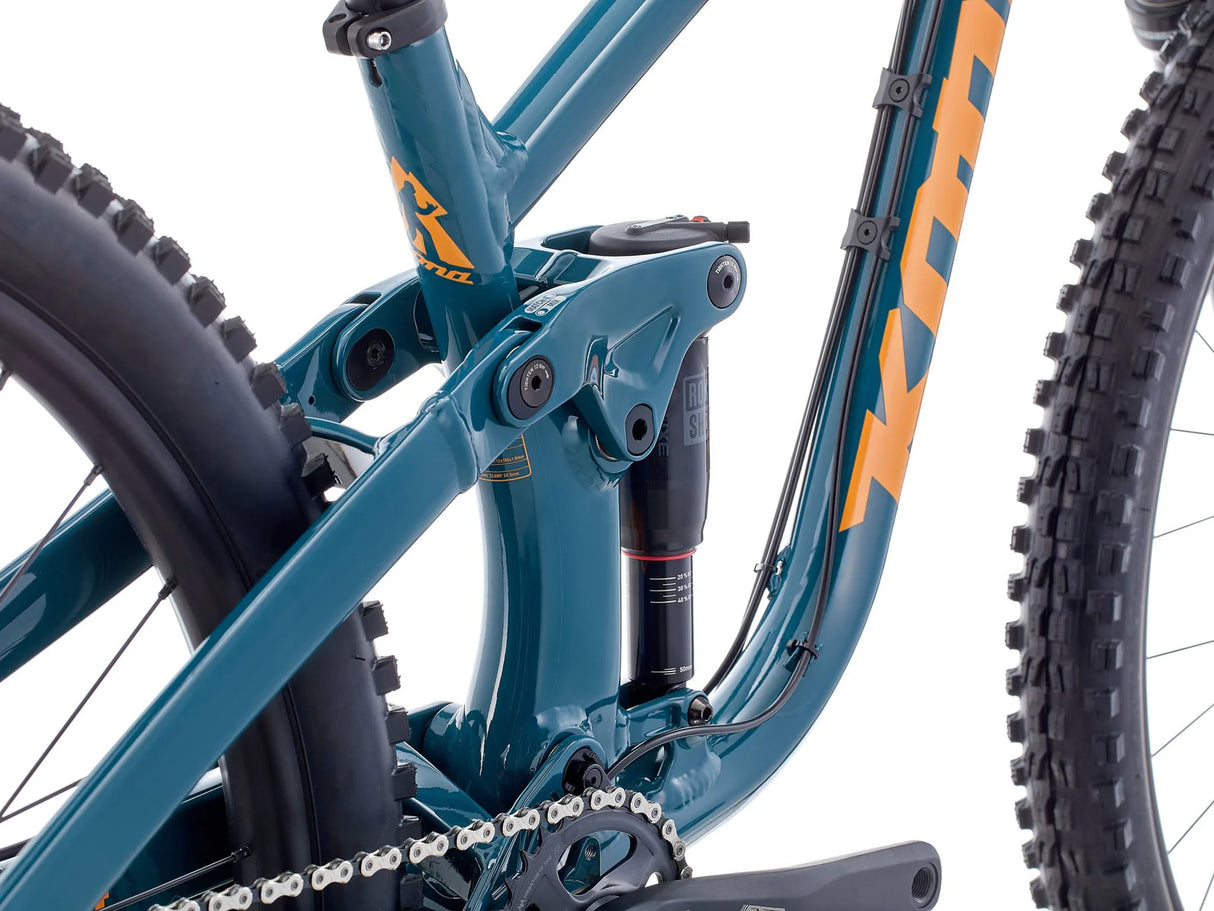 Mountain bike KONA Process 134, Gloss Storm Blue