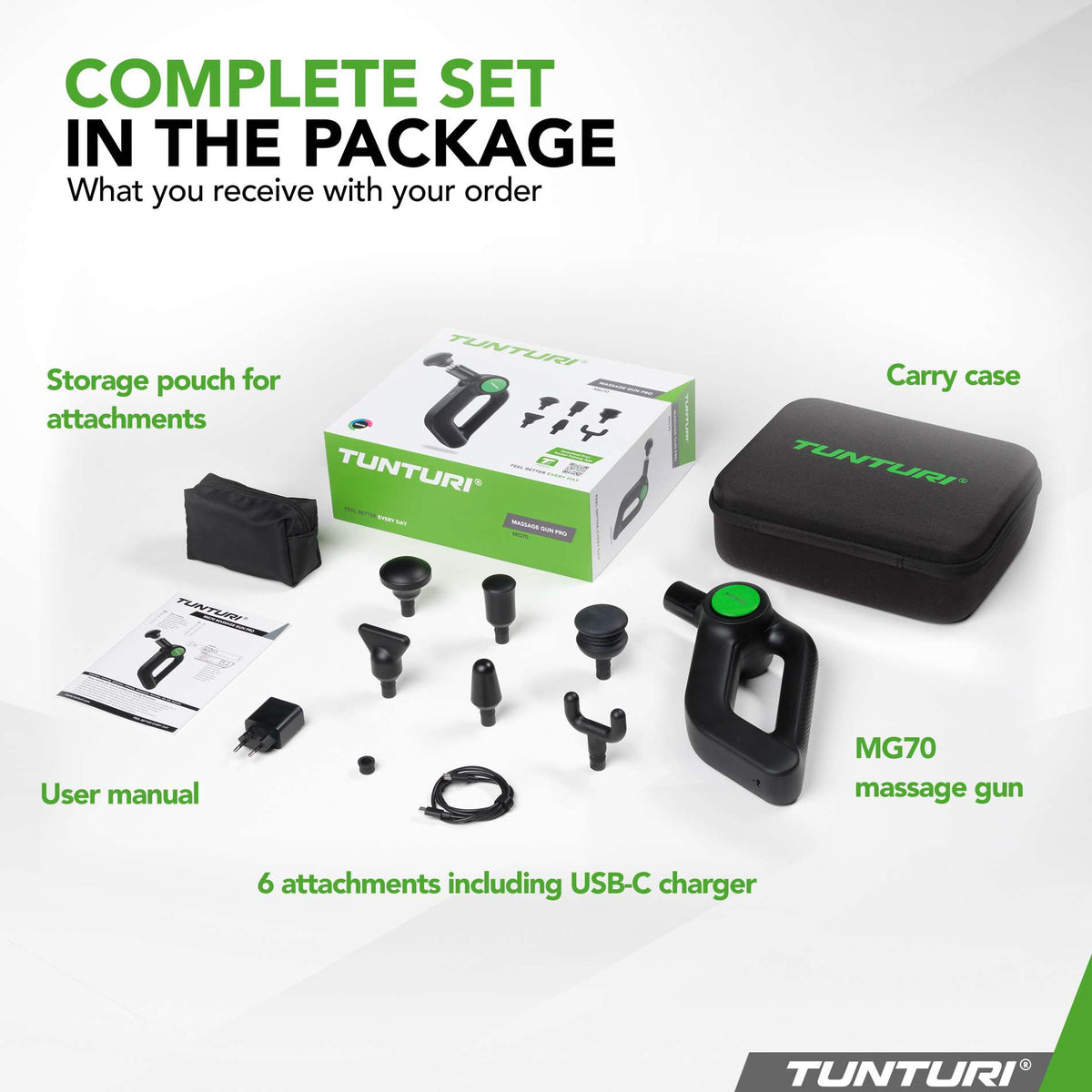 Massage gun Tunturi MG70 Pro