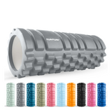 Massage roller TUNTURI Yoga Grid Foam Roller, 33cm, Grå