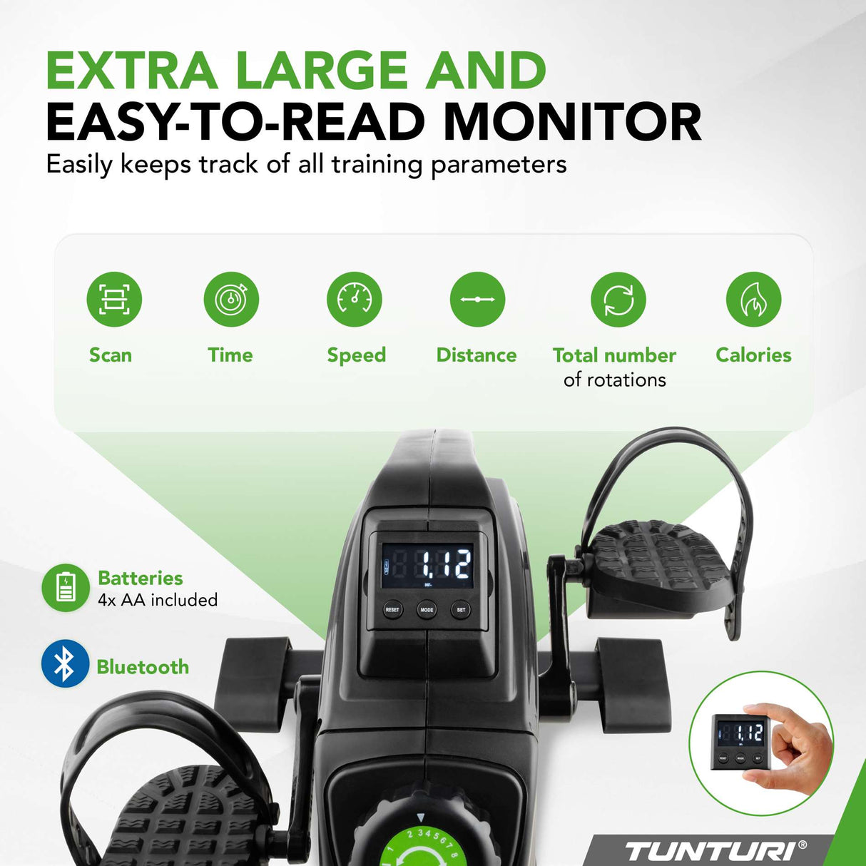 Minicykel TUNTURI Cardio Fit M45 Minicykel