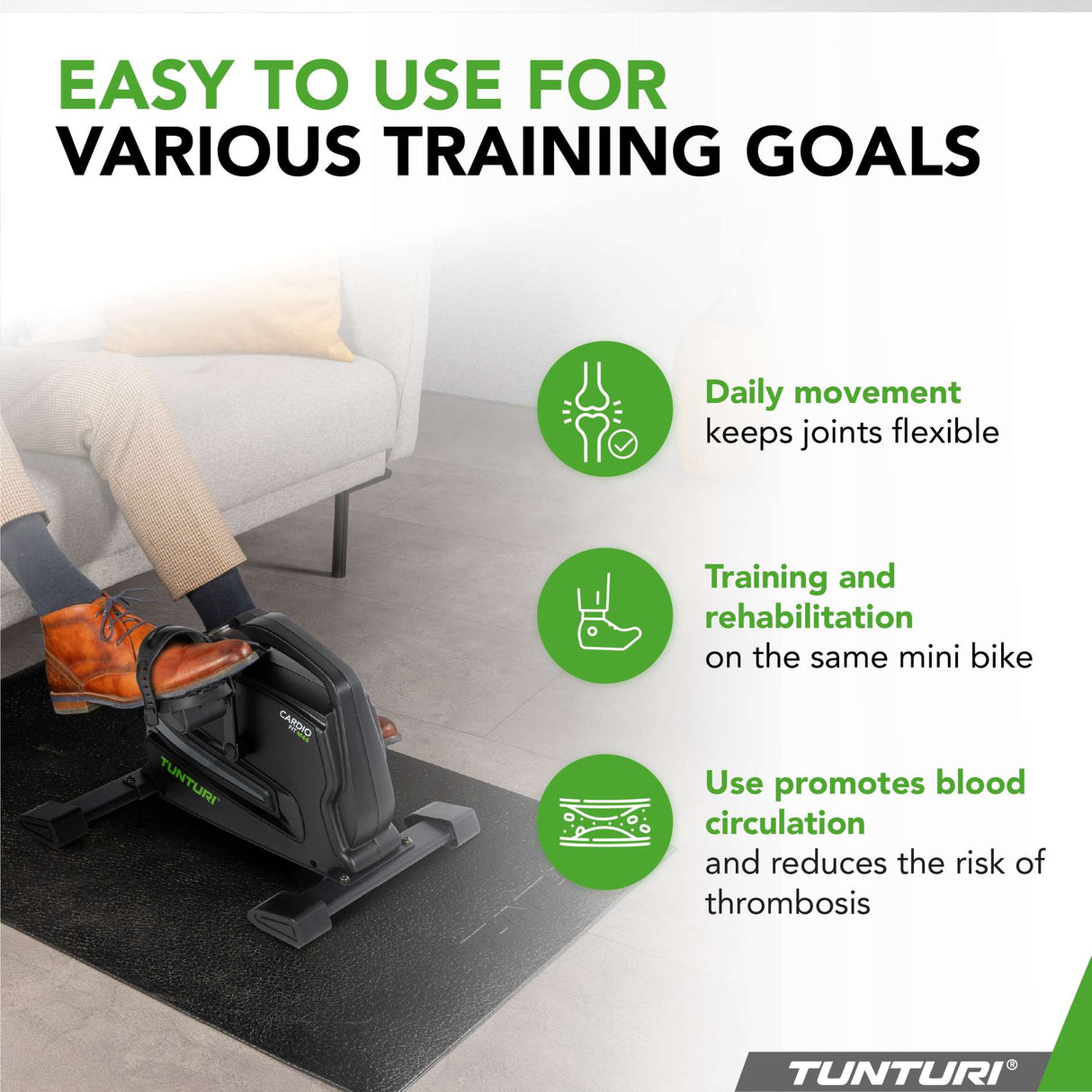 Minicykel TUNTURI Cardio Fit M45 Minicykel