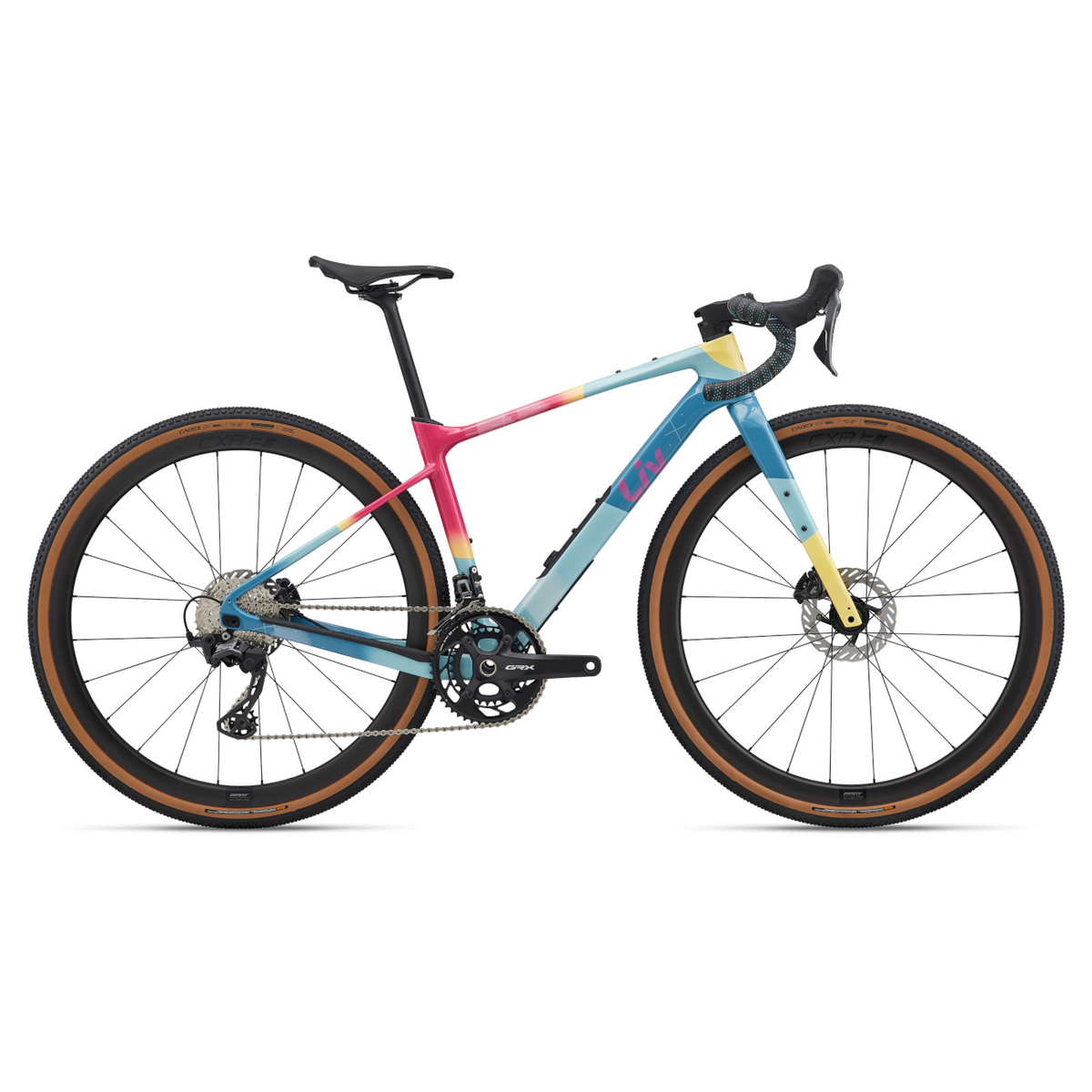 Women's Gravel Bike LIV Devote Advanced 0 SE (2026) Tropical Collage