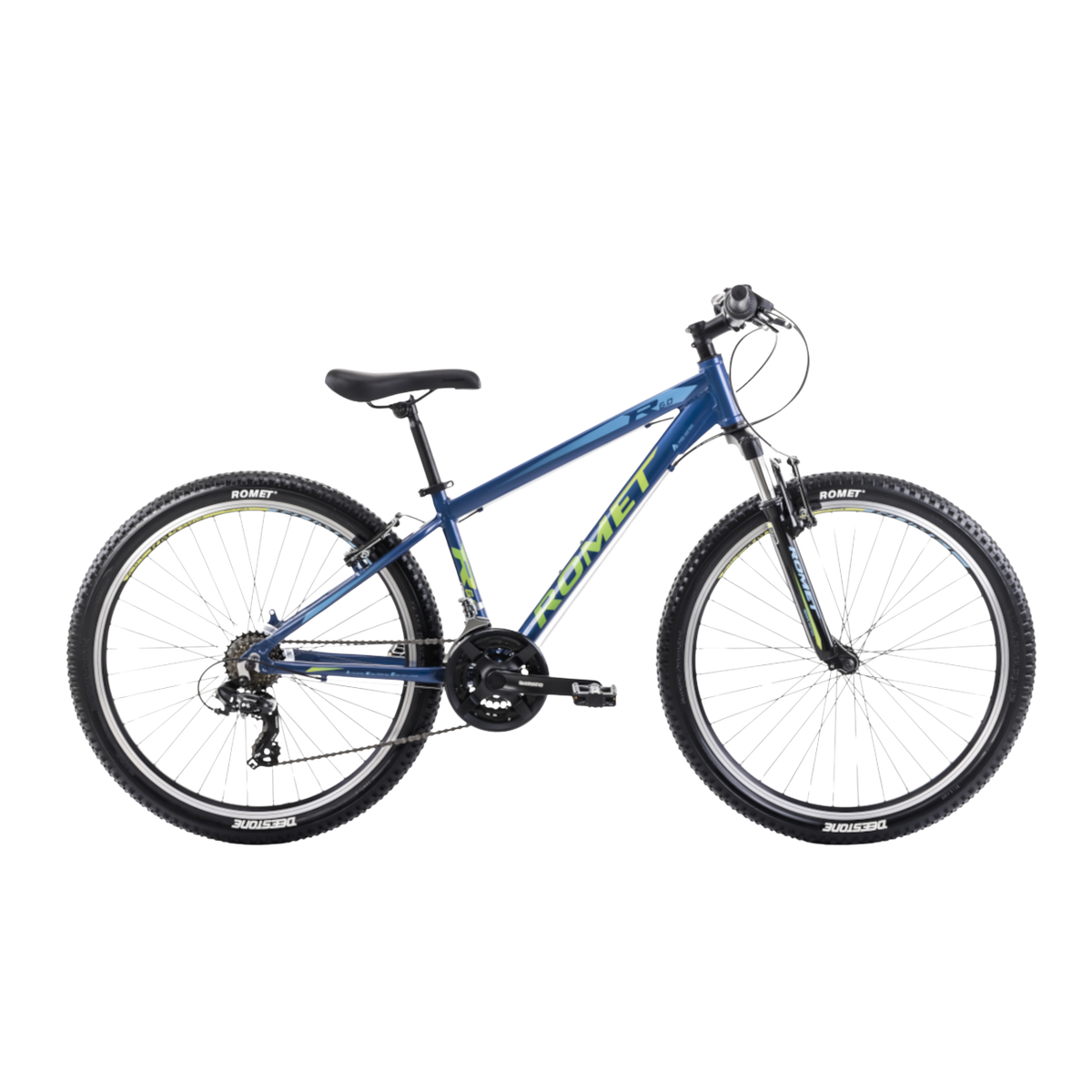 Ungdomscykel ROMET Rambler R6.0, 26" blå-grön